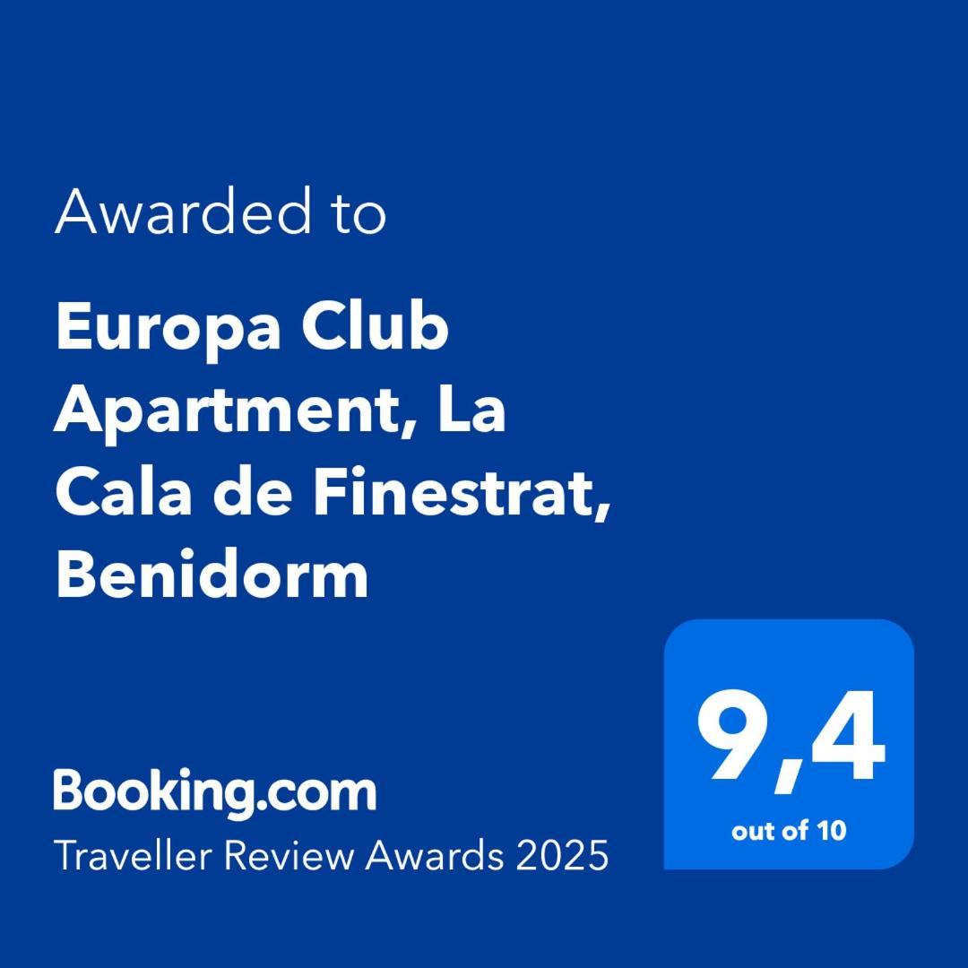 Europa Club Apartment, La Cala De Finestrat, Benidorm, Next To The Beach, Ground Floor, Air Cond Kültér fotó